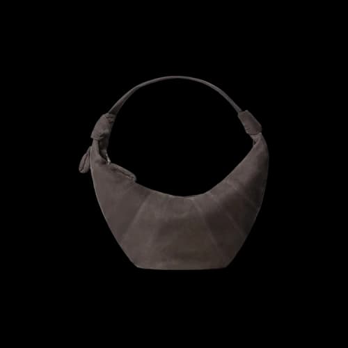 Lemaire Fortune Croissant Bag 'Ebony Brown'