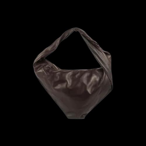 Lemaire Small Scarf Bag 'Espresso/Dark Chocolate'