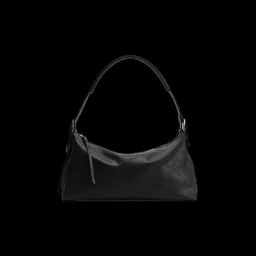 Lemaire Belted Baguette Bag 'Dark Chocolate'