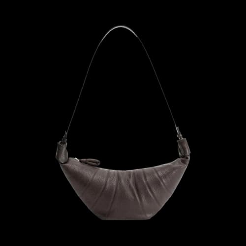Lemaire Ralt Belt Medium Croissan Bag 'Dark Chocolate'
