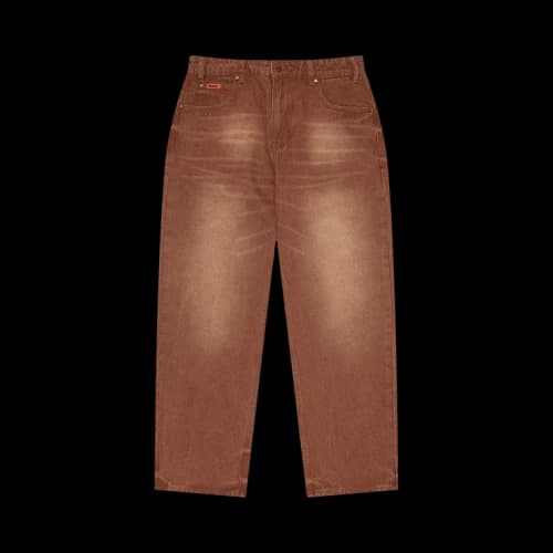Butter Goods Relaxed Denim Jeans 'Distressed Brown'
