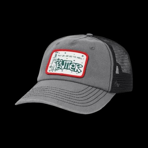Butter Goods Pay Up Trucker Cap 'Faded Grey'