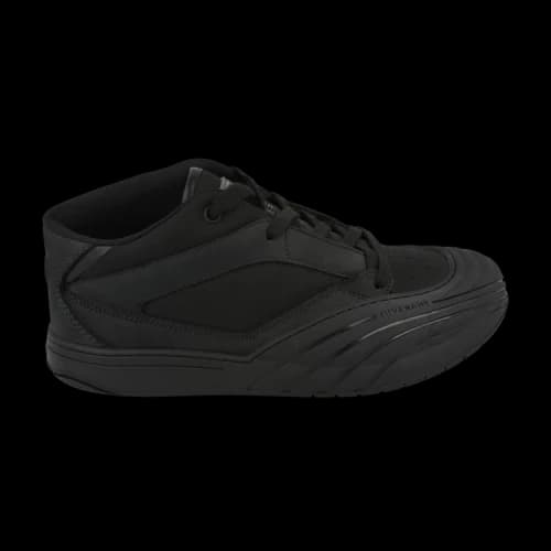 Givenchy Suede Trimmed Mid-Top Sneakers Black