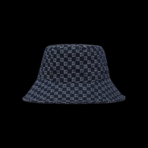 Balmain Mini Monogram Jacquard Bucket Hat 'Blue'
