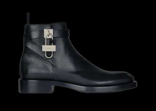 Givenchy Lock Ankle Boots Black