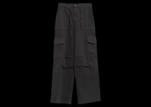 Acne Studios Ripstop Twill Trousers Dark Grey Aa3
