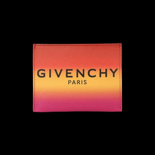 Givenchy Faded Effect Card Holder 'Orange'