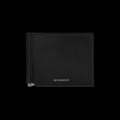 Givenchy Logo Printed Bill Clip Wallet 'Black'
