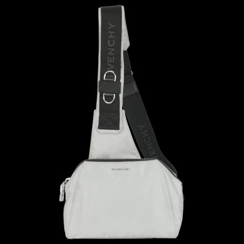 Givenchy Antigona U Crossbody With Tech Strap Light Grey
