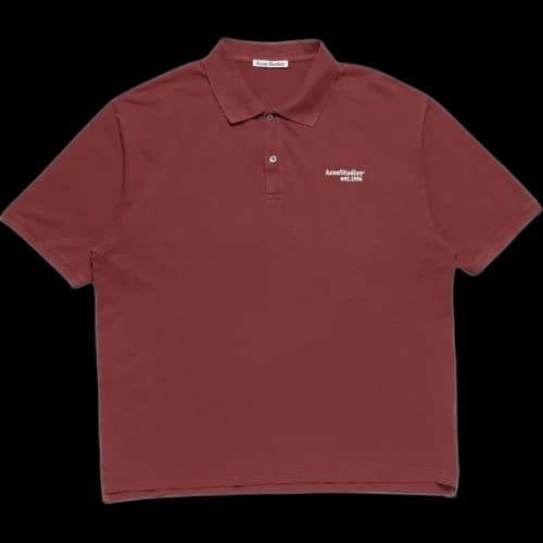 Acne Studios Polo 'Ace Maroon Red'