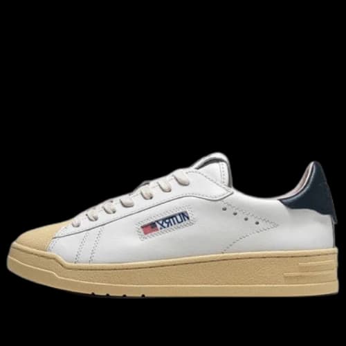 Autry Bob Lutz Leather Sneakers 'White Spoiler Blue'