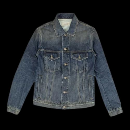 Givenchy Logo Print Denim Jacket 'Medium Blue'
