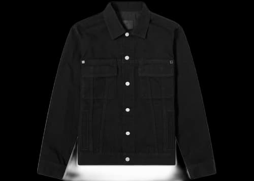 Givenchy Classic Fit Denim Jacket Black