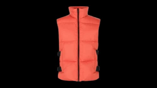 Givenchy 4G Buckle Puffer Vest Orange
