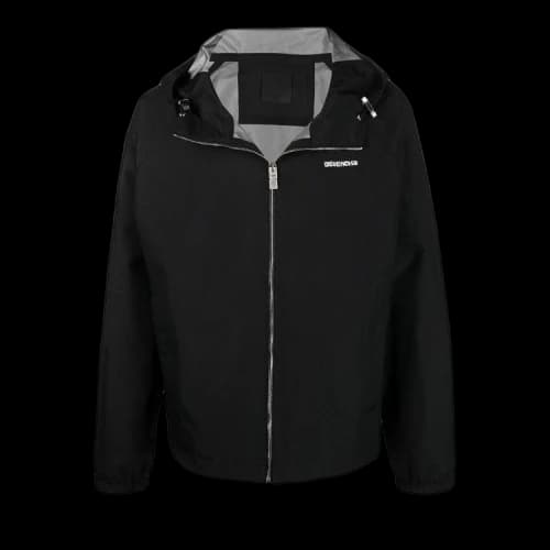 Givenchy Hooded Windbreaker With Ceramic Print 'Black'