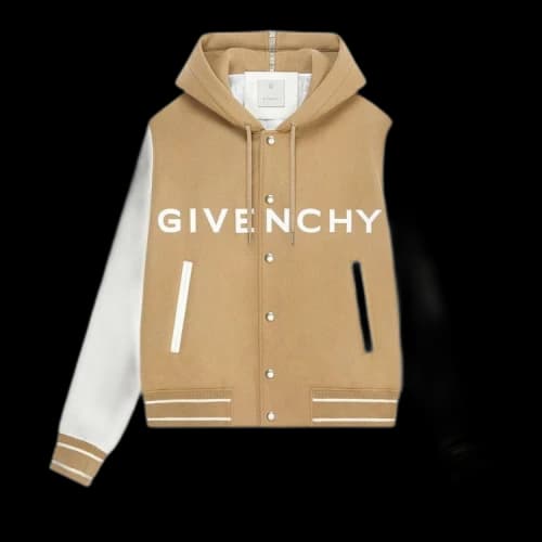 Givenchy Hooded Bomber Jacket 'White/Beige'