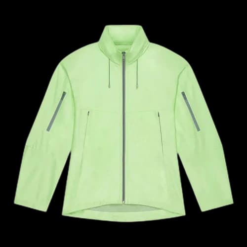 Givenchy Leather Sheel Windbreaker Jacket 'Mint Green'