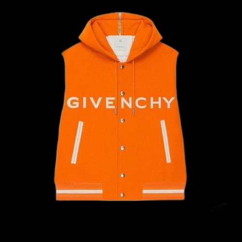 Givenchy Hooded Varsity Jacket 'Orange'