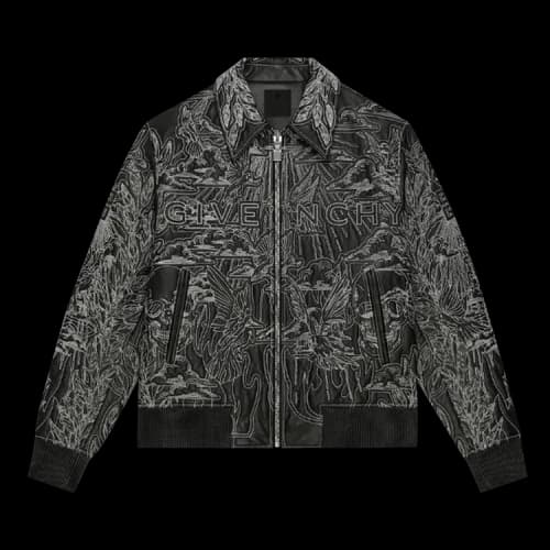 Givenchy Leather Varsity 'Black/Grey'