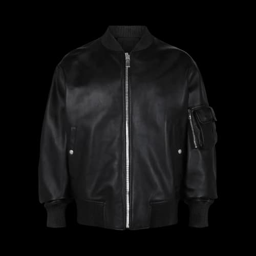 Givenchy Leather Bomber Jacket 'Black'