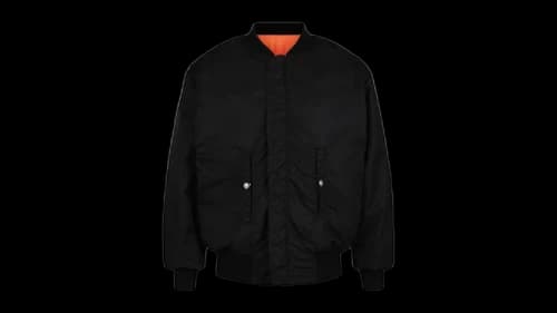 Givenchy Reversible Bomber Jacket Black Orange
