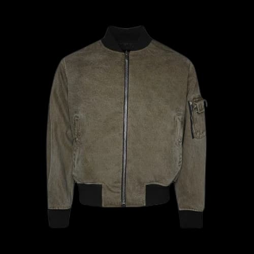 Givenchy Reversible Denim Bomber Jacket 'Black/Khaki'