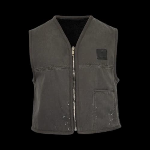 Givenchy Reversible Mixed Material Gilet 'Black'