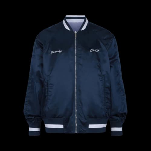 Givenchy Reversible Embroidered Bomber Jacket 'Navy'