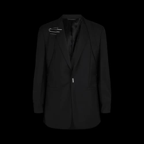 Givenchy U Lock Harness Slim Fit Blazer 'Black'