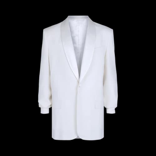 Givenchy Shawl Woven Lapel Jacket 'White'
