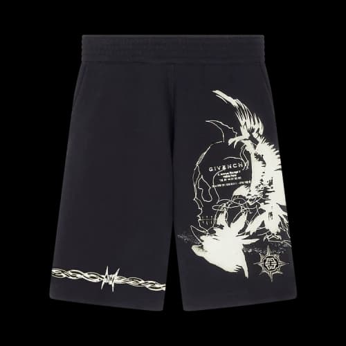 Givenchy Barbed Boxy Fit Shorts 'Black'