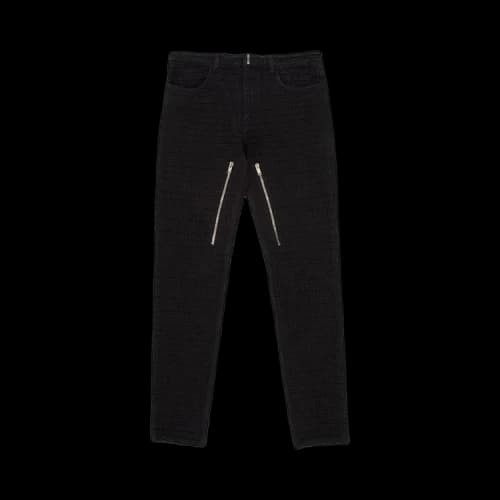 Givenchy Skinny Fit Denim Trousers With Zip 'Black'
