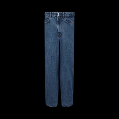 Givenchy Low Crotch Wide Leg Jeans 'Blue Indigo'