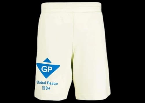 Givenchy x Bstroy Graphic-Print Track Shorts Light Green