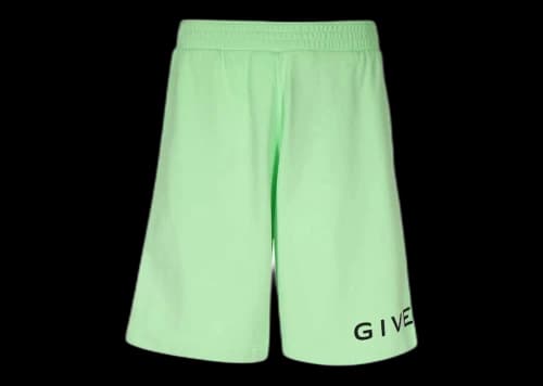 Givenchy Logo Sweat Shorts Green