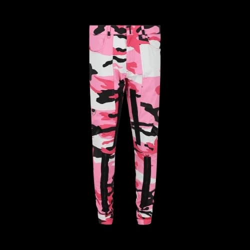 Givenchy Camo Print Pants 'Black/White/Pink'