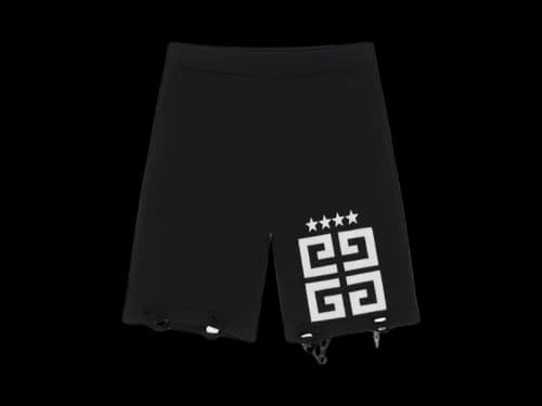 Givenchy 4G Stars Bermuda Shorts Black/White