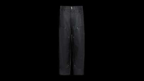 Givenchy Carpenter Leather Pants Black