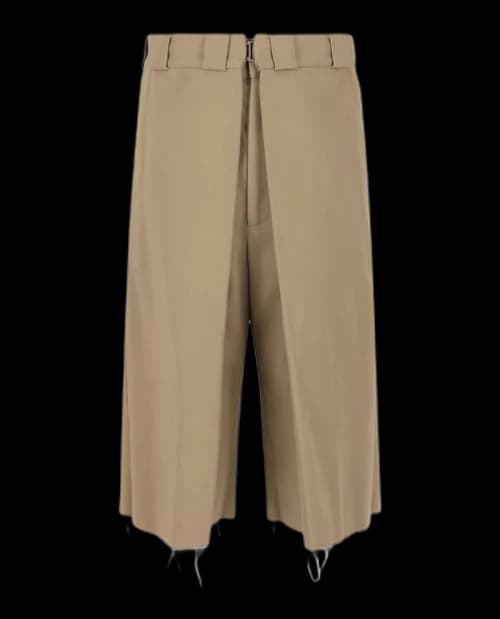 Givenchy Pleated Chino Shorts Beige