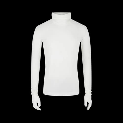 Givenchy Long-Sleeve Balaclava Shirt With Gloves 'White'