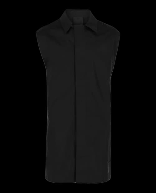 Givenchy Cotton Sleeveless Shirt Black
