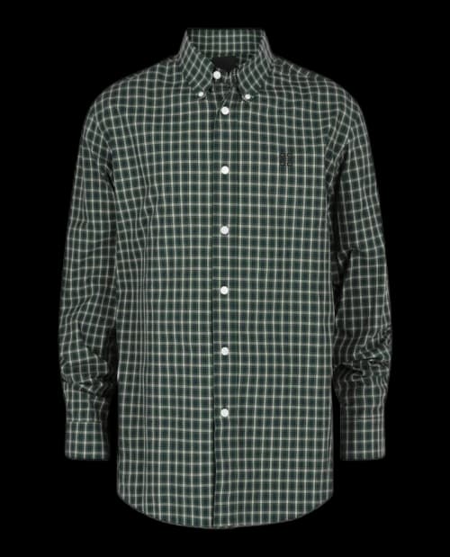 Givenchy 4G Motif-Embroidered Checked Shirt Multi