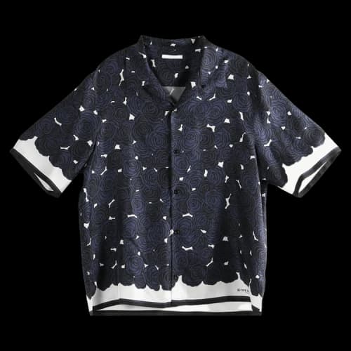 Givenchy Bowling Shirt 'White/Blue'