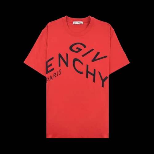 Givenchy Slim-Fit Embroidered Logo T-Shirt 'Red/Black'