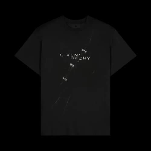 Givenchy Trompe-L'Œil Effect Oversized T-Shirt 'Black'