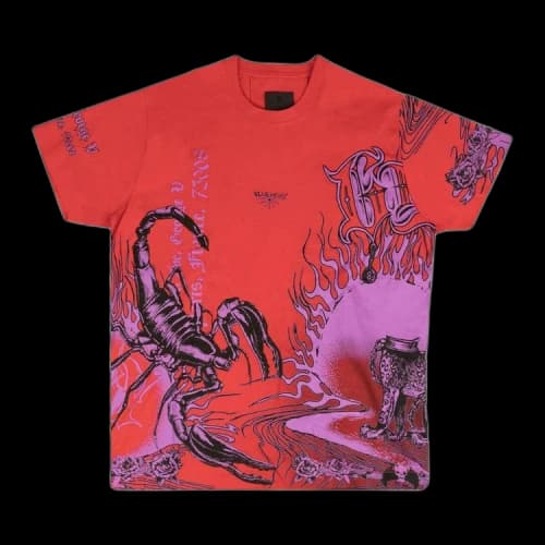 Givenchy Ultra Short-Sleeve Oversized T-Shirt 'Red'