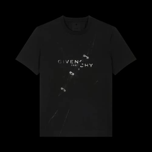 Givenchy Trompe-L'Œil Effect Slim Fit T-Shirt 'Black'