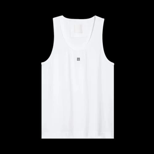 Givenchy Slim Fit Sleeveless T-Shirt 'White'