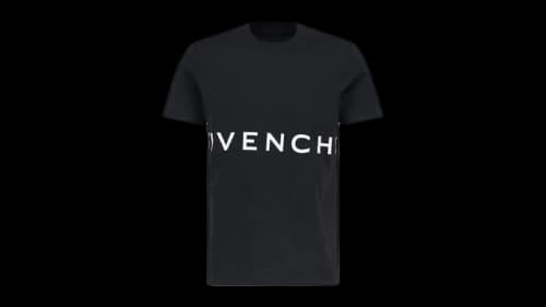 Givenchy Embroidered Logo Oversized T-Shirt Black
