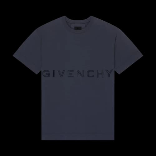 Givenchy Embroidered Slim Fit T-Shirt 'Night Blue'